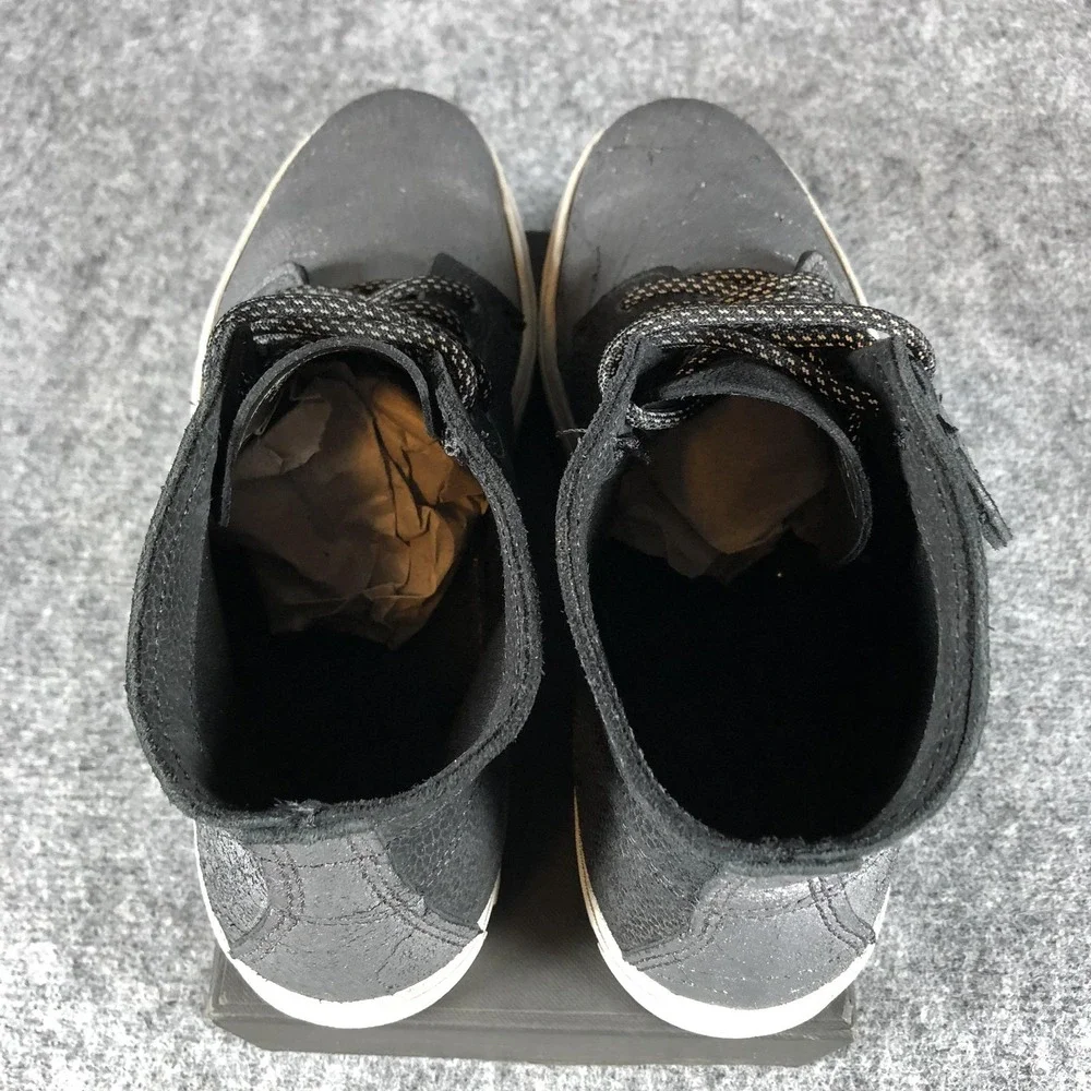 Wolverine‎ 1000 Mile Men's Size 9 D Gray Metallic Black Leather Shoes W990032